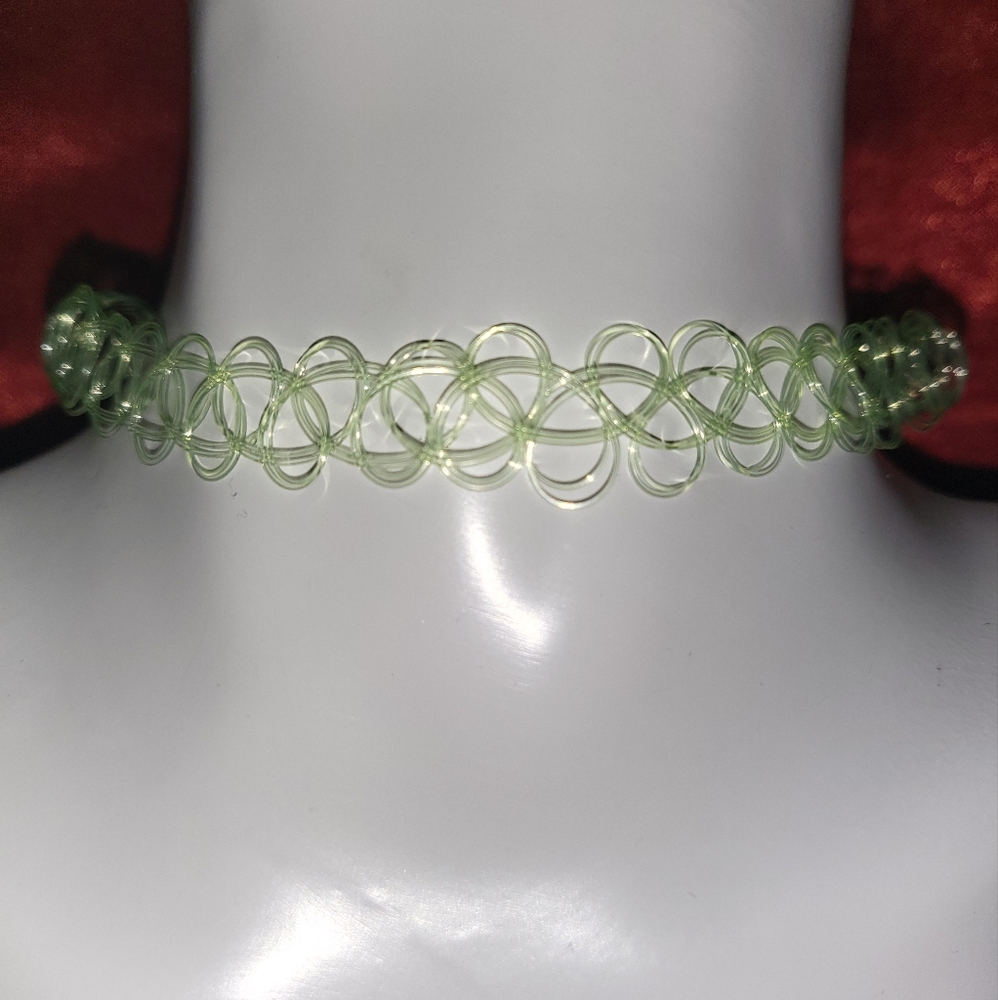 Choker necklace, tattoo choker